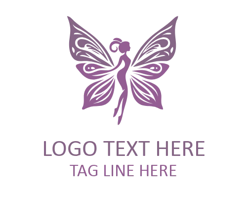 Petal Fairy Vintage Flat Logo