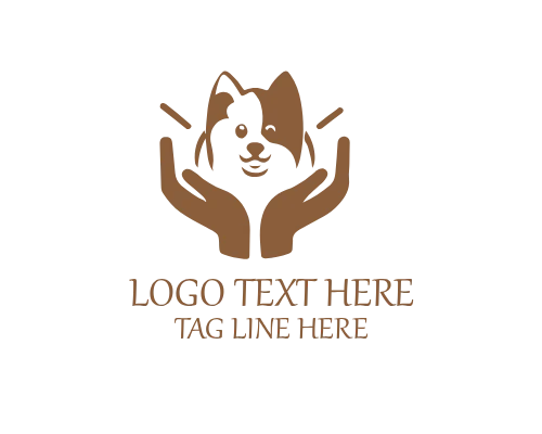 Pets In Safe Hand Circle Logo for Trusted Animal Care and Veterinary Identity