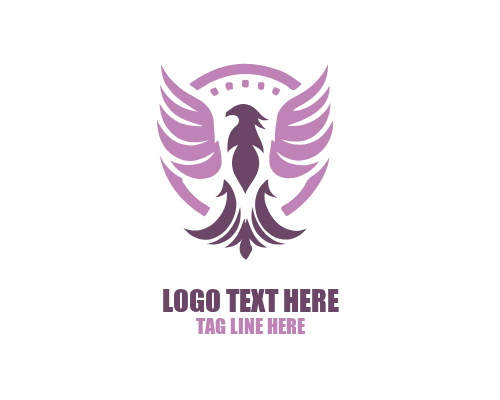 Phoenix Warrior Shield Logo