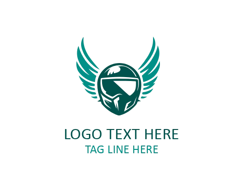 Phoenix Wings Helmet Logo
