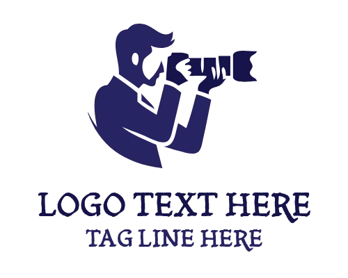 Photographer blue Logo