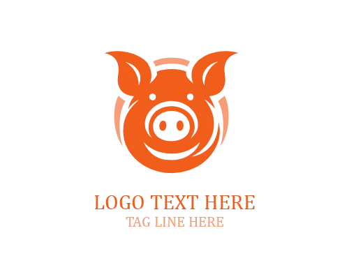 Pig Clean Line Logo