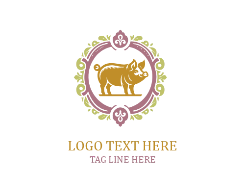 Pig King Crown Logo