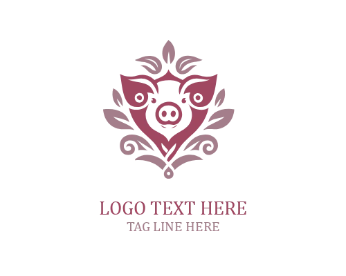  Pig Leaf Logo