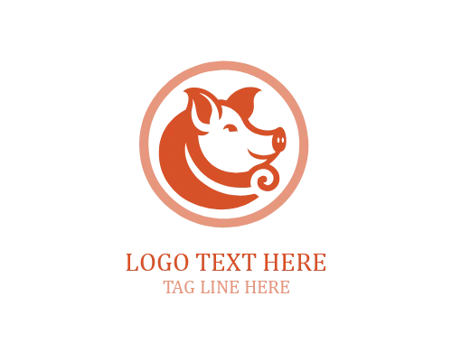 Pig Outline Icon Logo