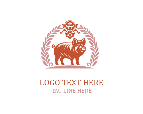 Pig Royal Symbol Logo