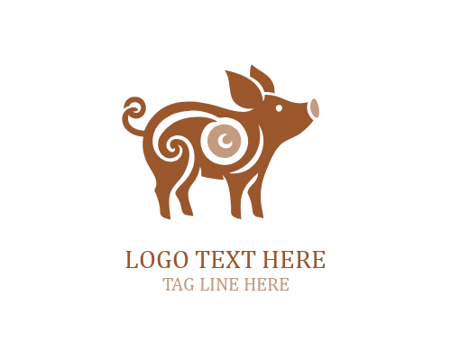Pig Vintage Farm Logo