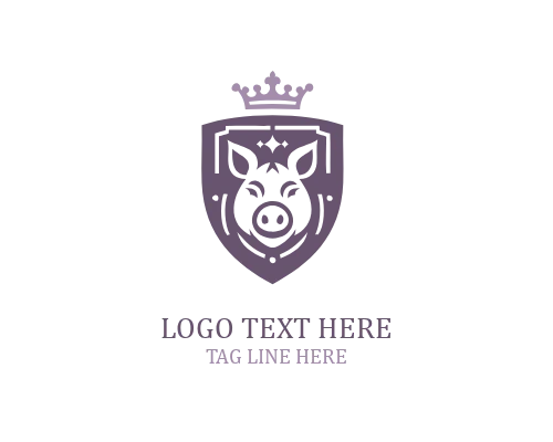  Pig Warrior Shield Logo