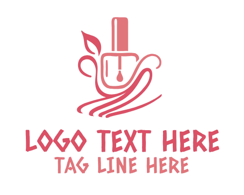 Pink Nail Polish Logo