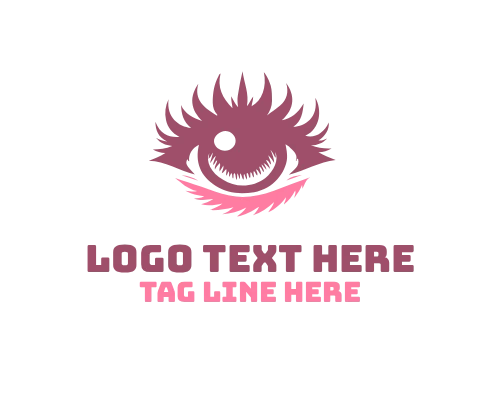 Pink Predator Eye Logo