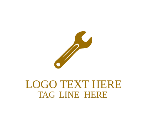 Piston & Wrench Mechanic Logo