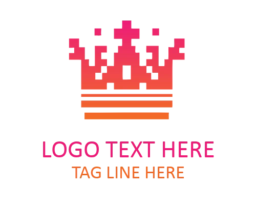 Pixel Golden Crown Icon