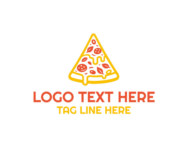 Pizza Slice Delight Logo