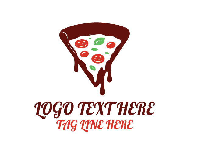 Pizza Slice Restaurant Logo