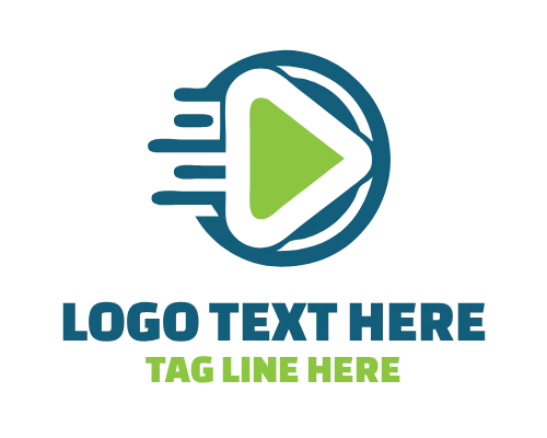 Play blue Logo