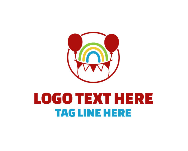 Playful Birthday Baby Logo