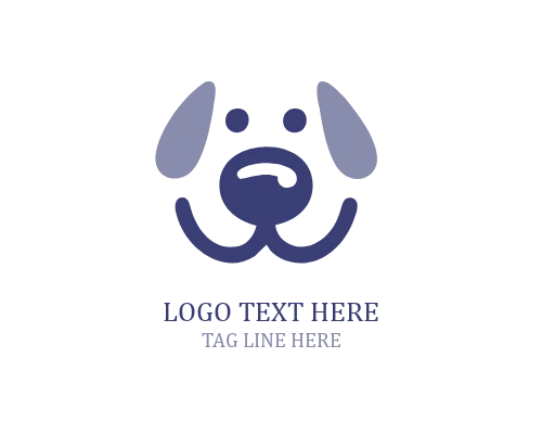 Playful Cute Puppy Logo