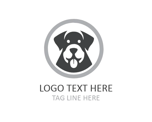Playful Doggy Character Logo