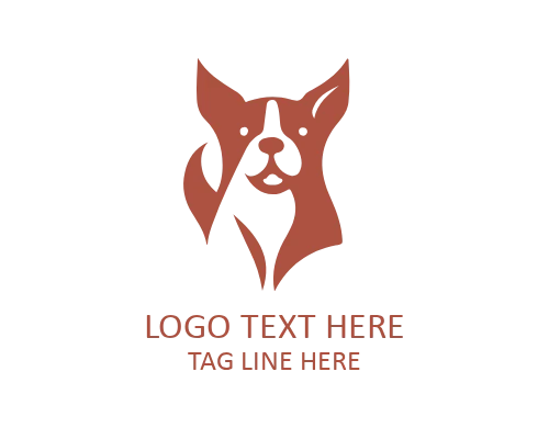 Playful Doggy Icon Logo
