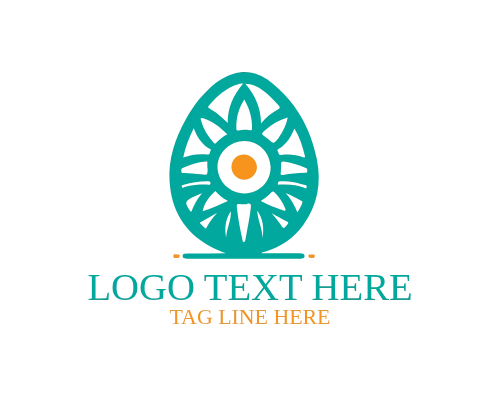 Playful Easter Egg Logo for Spring Events