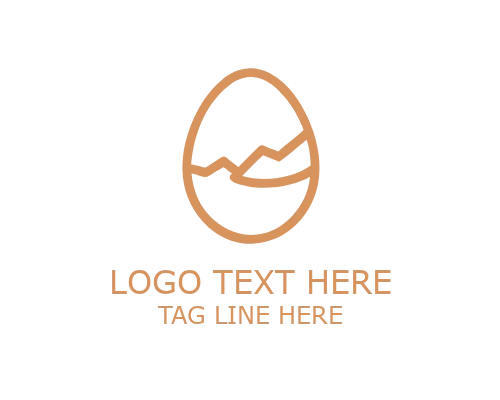 Playful Egg Icon Logo