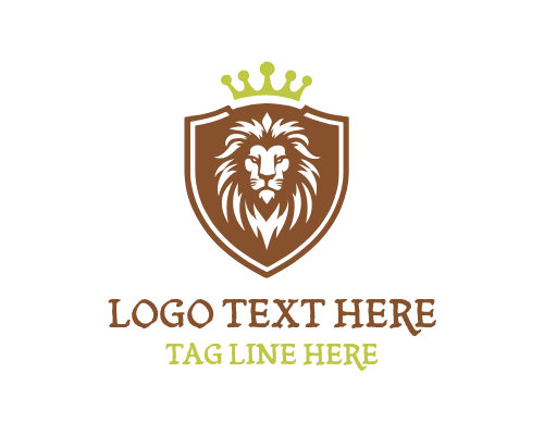 Playful Lion Cub Illustration Logo