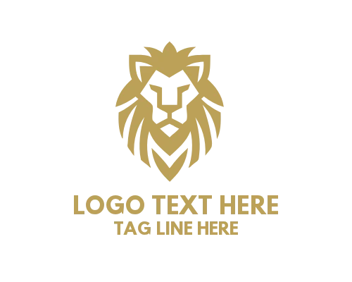  Playful Lion Logo
