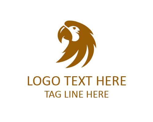 Playful Modern Parrot Logo