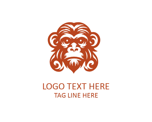 Playful Monkey Mascot Logo