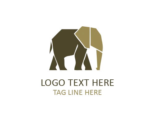  Playful Paper Fold Creature Logo