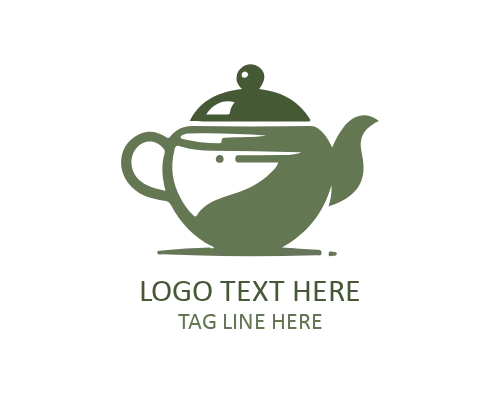 Playful Teapot Logo for Kids’ Tea, Cafes, and Creative Brands