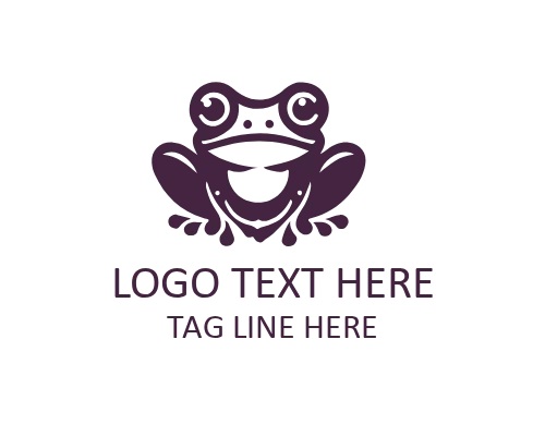  Playing Frog  Logo