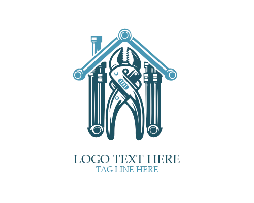 Plumbing Pipe Emblem