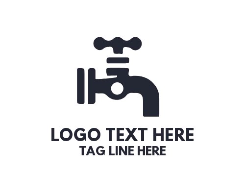 Plumbing Tap Logo