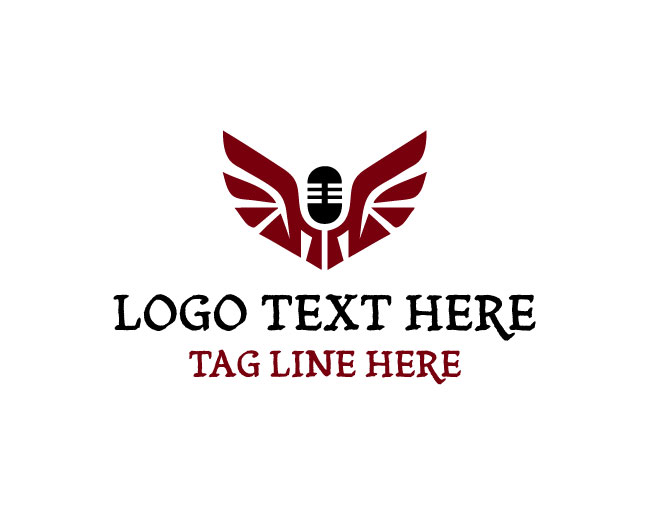 Podcast Wing Crown Logo