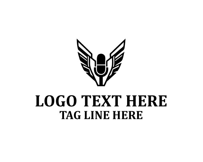 Podcast Wings Broadcast Logo