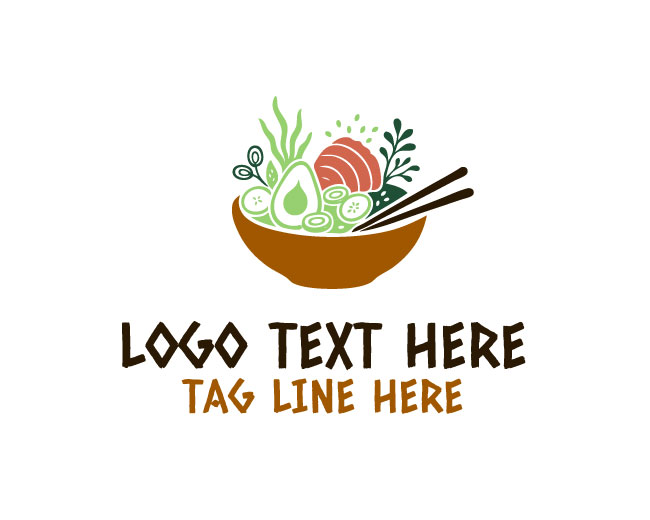 Poke Bowl Harvest Logo