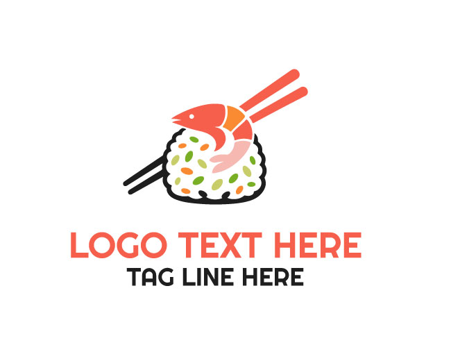 Poke Restaurant Bowl Logo