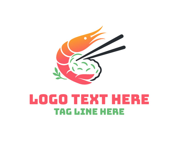 Poke Restaurant Fish Bowl Logo