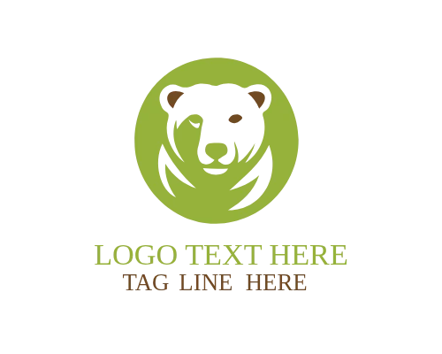 Polar Bear Shield Logo for Strong and Protective Brand Identity