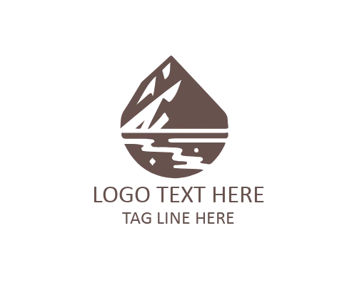 Polished Block Flat Stone Logo for Architecture and Interior Brands