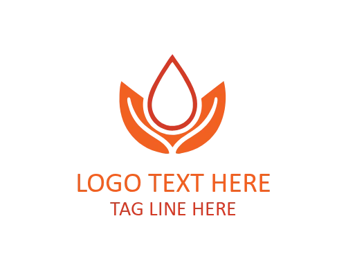 Polished Liquid Drop Logo
