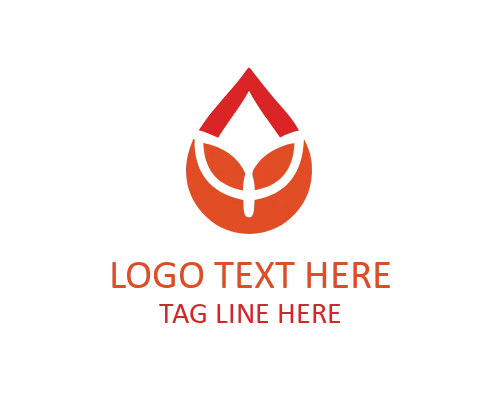  Polished Liquid Drop Logo