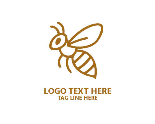 Pollinator Honey Bee Logo