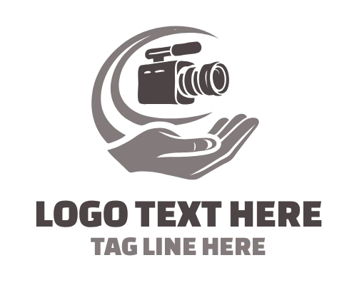 Portfolio Hand Camera Logo