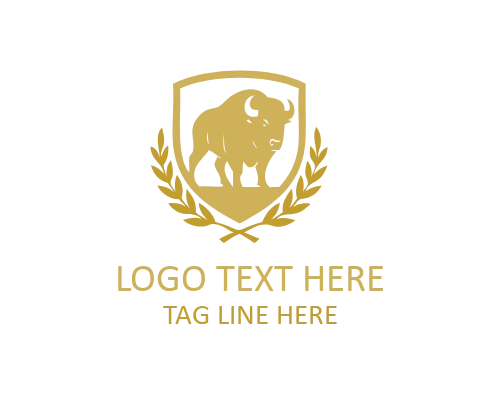 Power Bull Crest Logo logo template preview