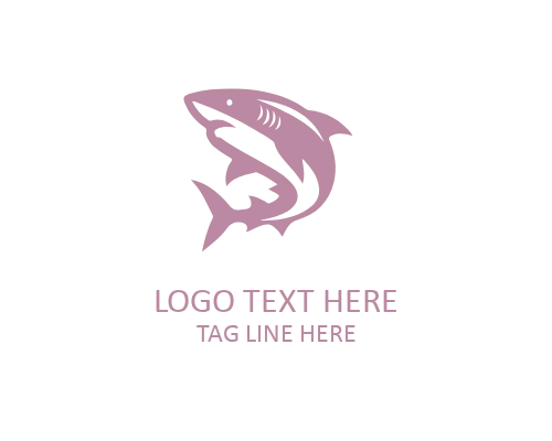 Power Shark Mascot Logo