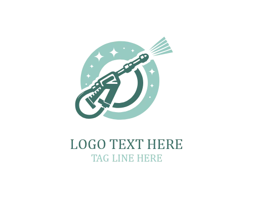 Power Wash Cleaning Logo