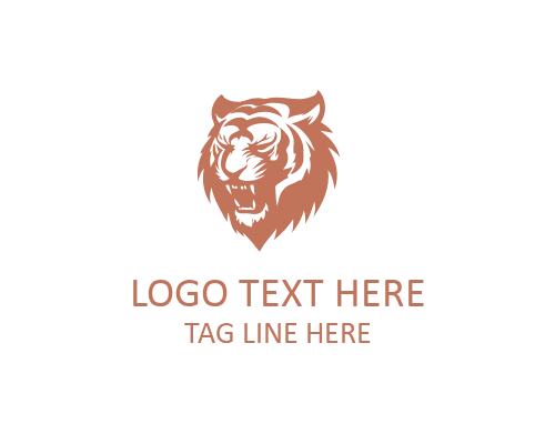 Powerful Lion Roar Symbol