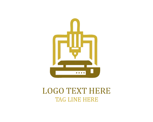 Precision 3D Print Laser Logo